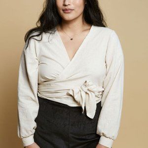 EMLEE Thea Top in Ivory (Size M)